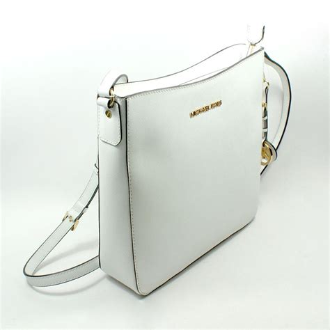 white crossbody bag michael kors